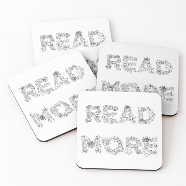Item preview, “Read More” Floral Lettering designed and sold by 9racereads.