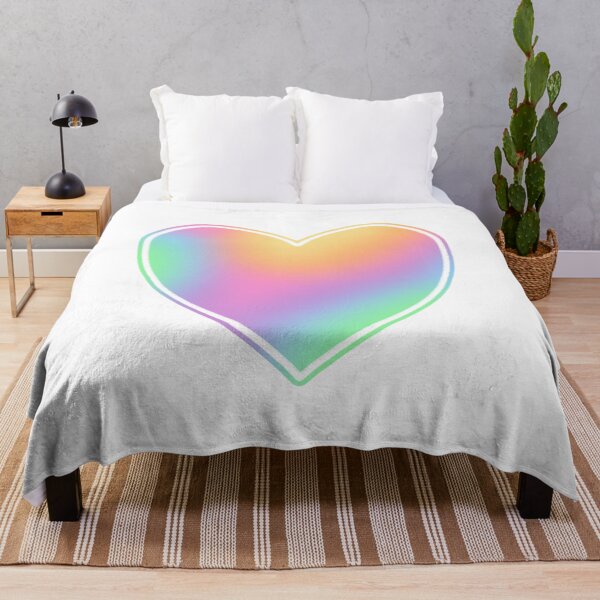 Item preview, Pastel Rainbow Gradient Heart designed and sold by Whoopsidoodle.