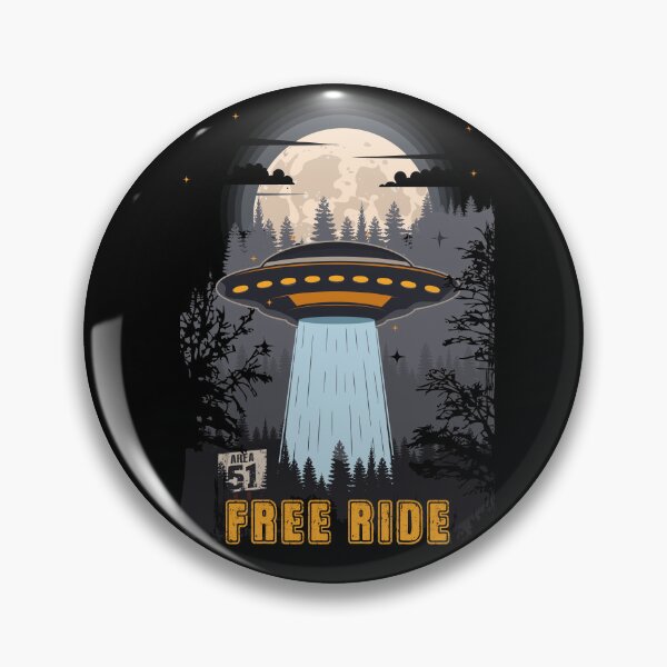 Item preview, Funny UFO quote Free ride designed and sold by HomeCoquette.