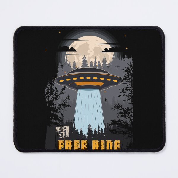 Item preview, Funny UFO quote Free ride designed and sold by HomeCoquette.
