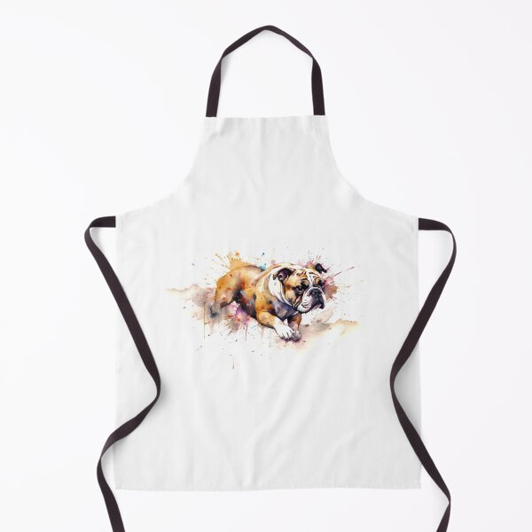 Item preview, Bulldog Fawn: Watercolor Painting designed and sold by MochiWags.
