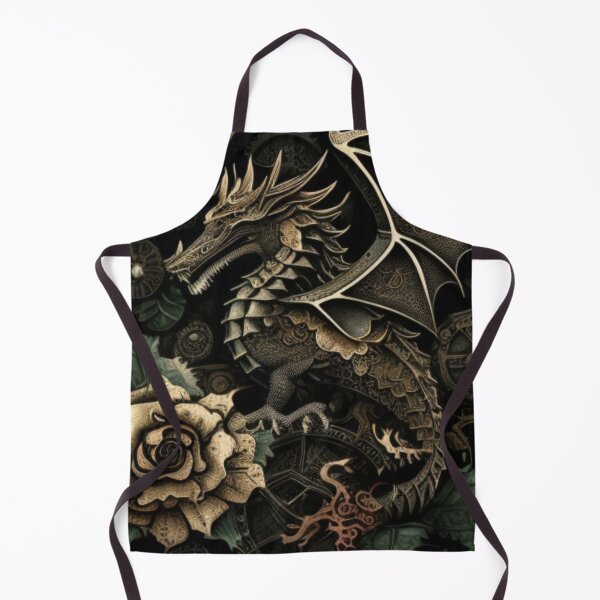 Artikelvorschau, Gothic Steampunk Deviant Dragon Flower Collage von Brandon Cable entworfen und verkauft von BrandonArtWorld.