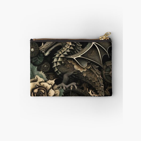 Item preview, Gothic Steampunk Deviant Dragon Flower Collage By Brandon Cable designed and sold by BrandonArtWorld.