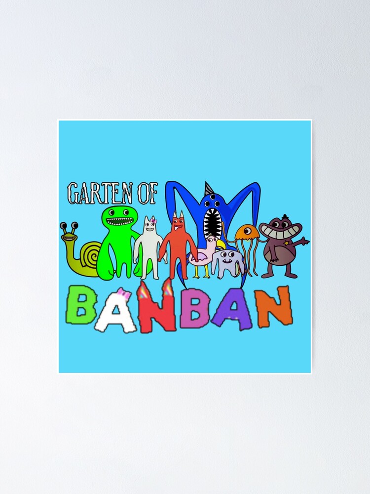 Garten of Banban Logo and Characters. Horror games 2023. Halloween