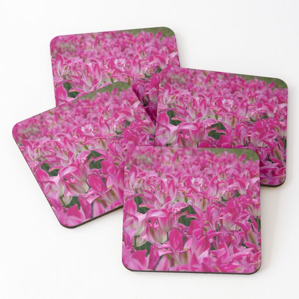Item preview, Field of pink tuplips designed and sold by Shizenkai.