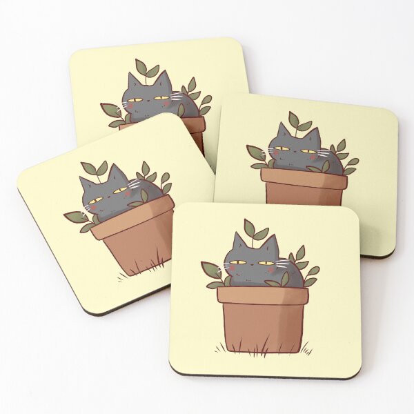 Item preview, Cat plant illustration  designed and sold by Mayarart.