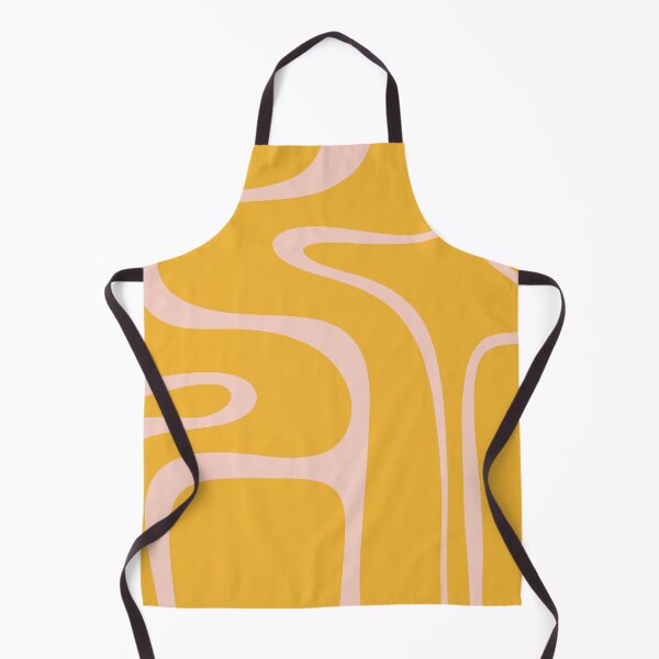 Item preview, Copacetic Retro Abstract Pattern in Blush Pink and Mustard Orange designed and sold by kierkegaard.