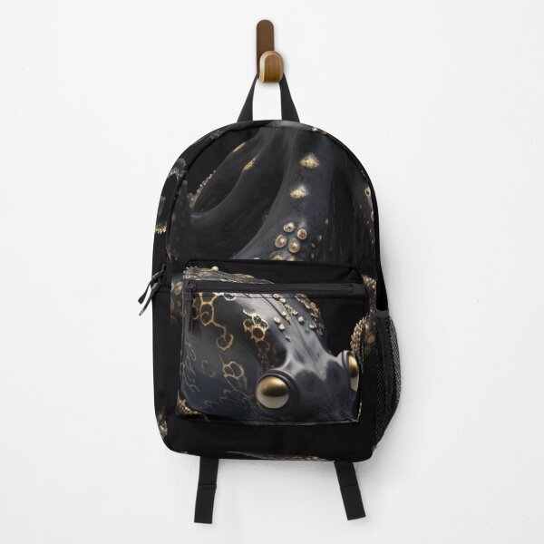 Item preview, Realistic black octopus with gold details designed and sold by Yaksza.