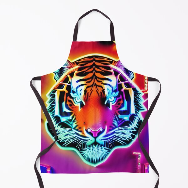 Item preview, Trippy Psychedelic Neon Tigers 10 designed and sold by Benito Del Ray.