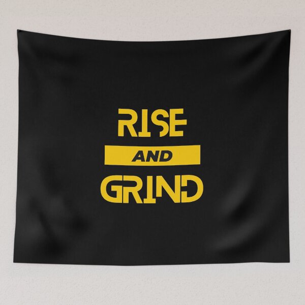Artikelvorschau, Motivational, Inspirational, Fitness Quotes - Rise And Grind entworfen und verkauft von Chromatic-Art.