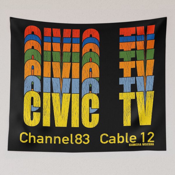 Item preview, Civic TV Channel 83 Cable 12 (Distressed) designed and sold by Hose A. Carrillo.