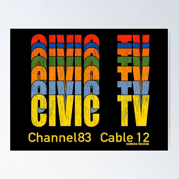 Item preview, Civic TV Channel 83 Cable 12 (Distressed) designed and sold by Hose A. Carrillo.