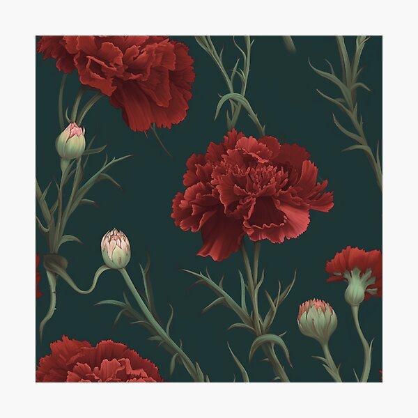 Item preview, carnation in full bloom designed and sold by LoversCovers.