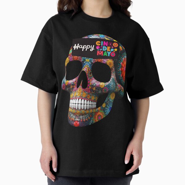 Item preview, Fiesta with Colorful Skull designed and sold by quirkyq.