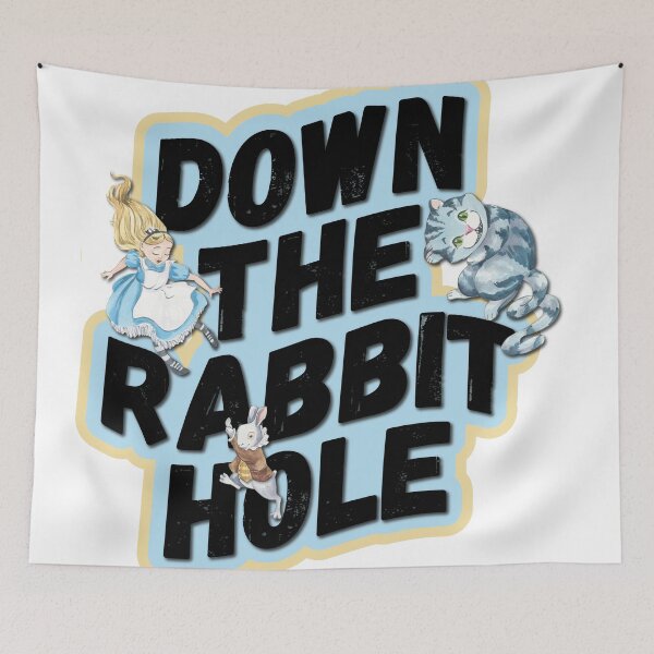 Item preview,  Once you go down the rabbit hole, there's no going back designed and sold by TaraGbear.