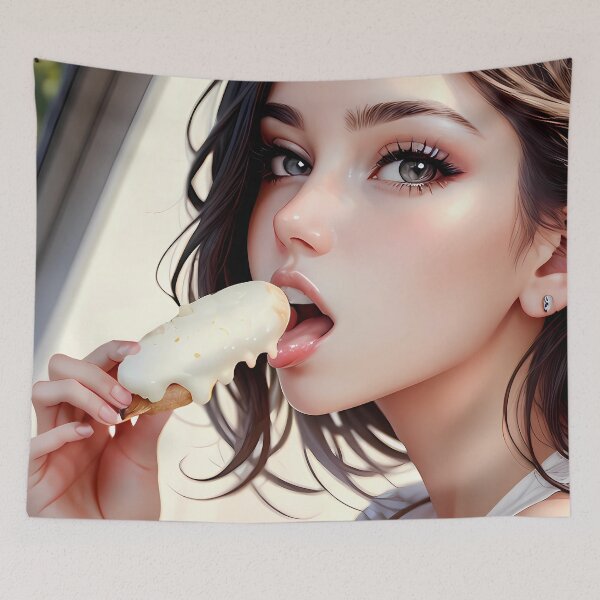 Item preview, artsy portret of anime like babe designed and sold by ART-Diffusion.