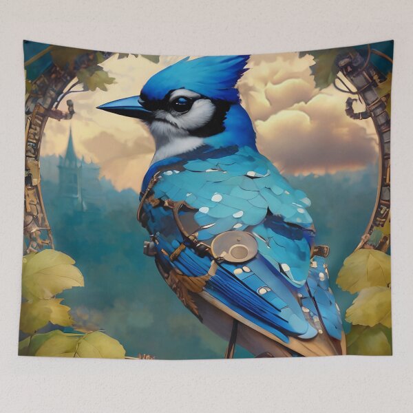 Artikelvorschau, Steampunk-Bluejay entworfen und verkauft von DavidLoblaw.