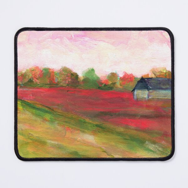 Item preview, Little white farm house landscape painting designed and sold by AnissaF.