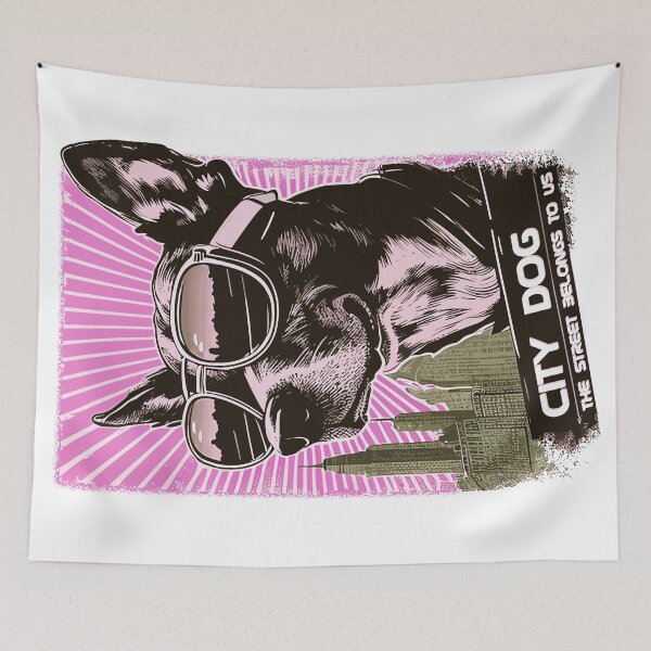 Item preview, City Dog (5) - The street belongs to us [pinkish] designed and sold by atzek.