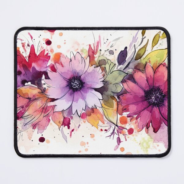 Item preview,  watercolor of colorful purple horizontal  border  designed and sold by Blaché Designs.