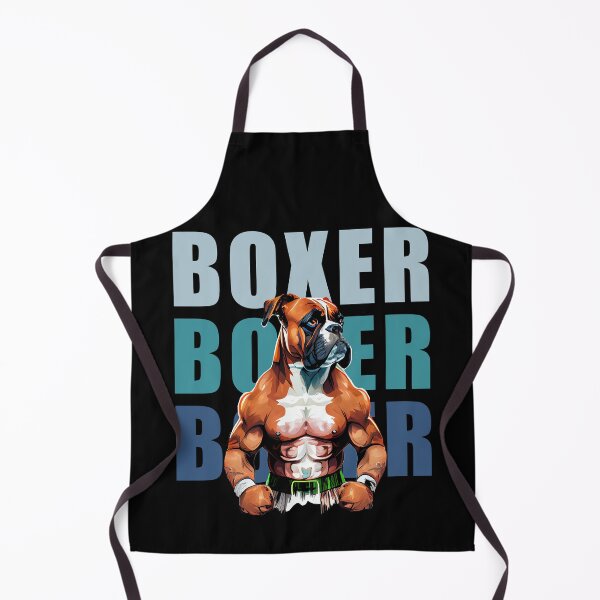 Item preview, boxer dog boxing designed and sold by Quiki.