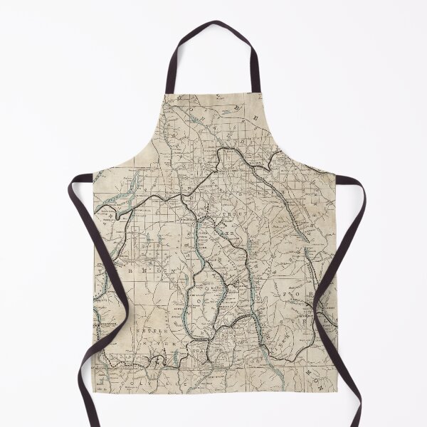 Item preview, Vintage Map - Canadian Pacific Railway, Kootenay District, British Columbia 1904 designed and sold by Gin  Neko.