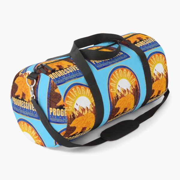Item preview, PMD00868 Progressive Movement Designs California Progressive Bear design shows you support progressive policy goals for Democrats Independents and Bernie Sanders supporters gold grizzly bear designed and sold by ProgressiveLeft.