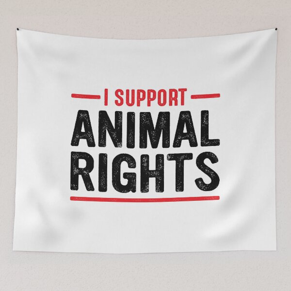 Item preview, I Support Animal Rights designed and sold by KRIEAYTION.