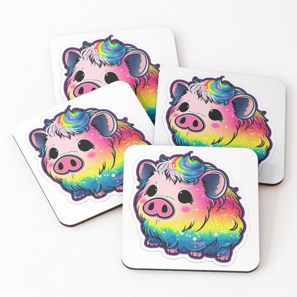 Item preview, Rainbow Swine: A Colorful Oink-tastic Adventure designed and sold by GhostIV.