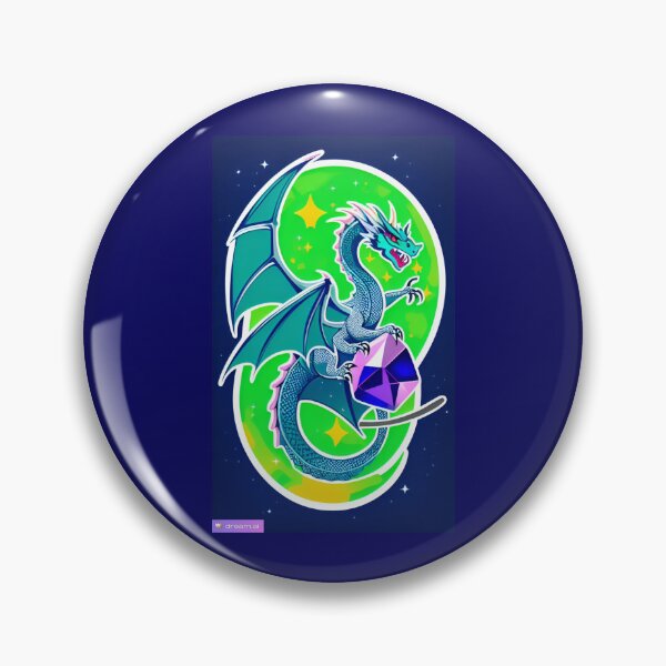 Item preview, Gregarious Dragon protects Wondrous Jewel designed and sold by RADRussell.