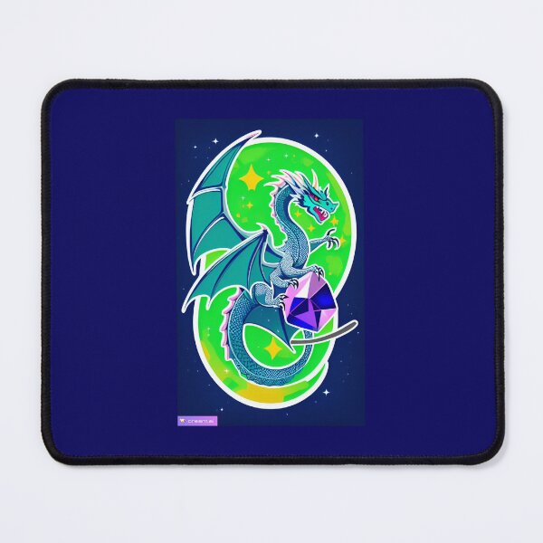 Item preview, Gregarious Dragon protects Wondrous Jewel designed and sold by RADRussell.