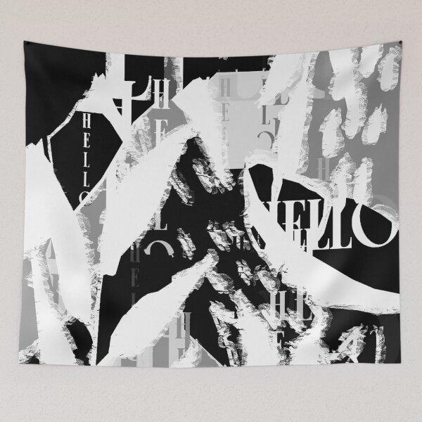 Item preview, Abstract Black White Gray designed and sold by Cato99.