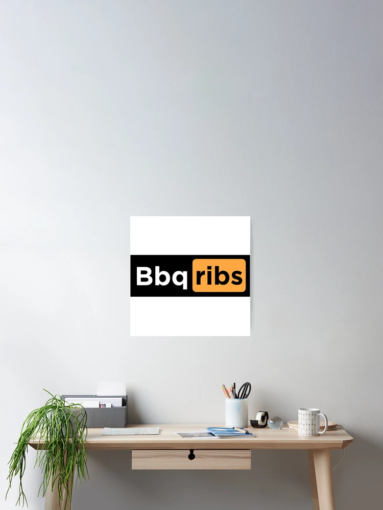 Thumbnail 2 of 3, Poster, Bbq Ribs designed and sold by Rico-Broham.