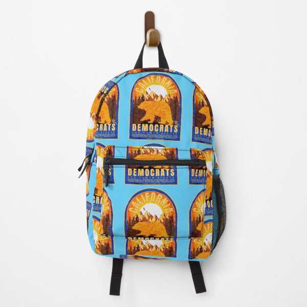 Item preview, PMD00869 Progressive Movement Designs California Democrats Bear design shows you support progressive policy goals for Democrats Independents and Bernie Sanders supporters gold grizzly bear designed and sold by ProgressiveLeft.