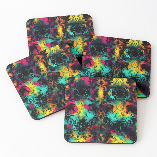 Item preview, Acidic Baroque Fusion: Vibrant Floral Patterns designed and sold by Prozeum.
