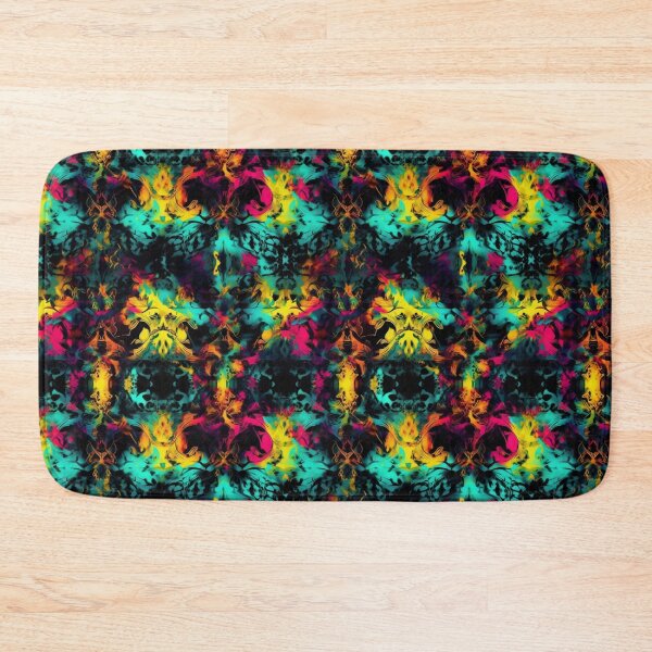 Item preview, Acidic Baroque Fusion: Vibrant Floral Patterns designed and sold by Prozeum.