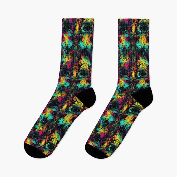 Item preview, Acidic Baroque Fusion: Vibrant Floral Patterns designed and sold by Prozeum.