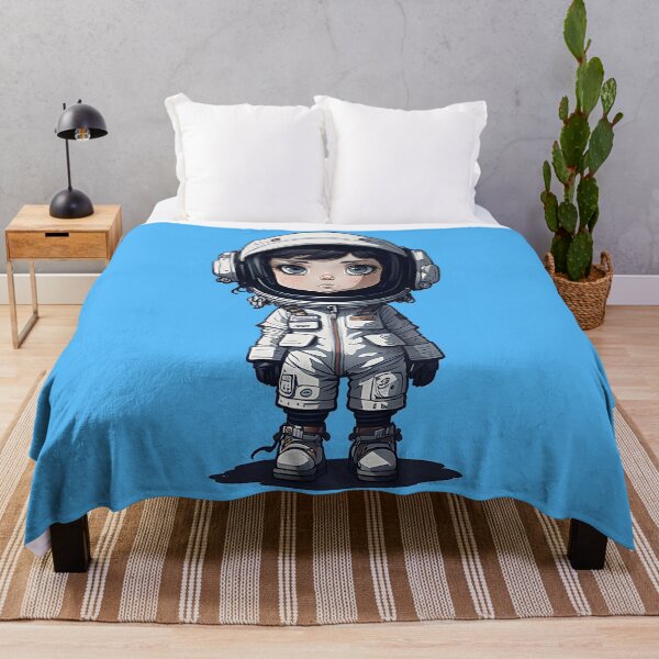 Item preview, Cute astronaut girl in spacesuit, cartoon style designed and sold by Splachanka.