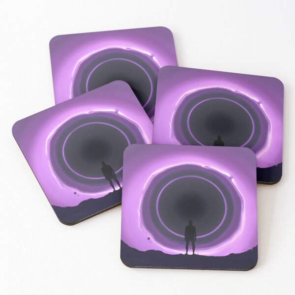 Item preview, Eternal Enigma: A Silhouette Staring at a Purple Black Hole designed and sold by Zachzacharyzak.