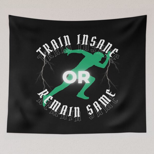 Item preview, Motivational, Inspirational, Fitness Quotes - Work Out - Running - Train Insane designed and sold by Chromatic-Art.