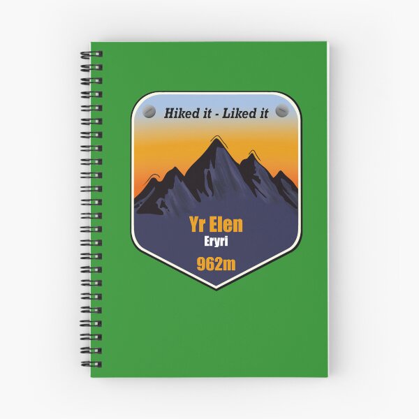 Item preview, Yr Elen Eryri snowdonia summit hiked designed and sold by SoulTrekking.