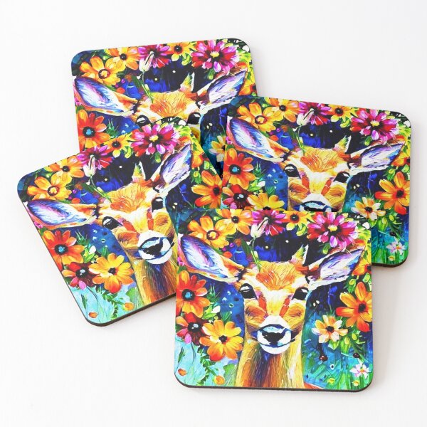 Item preview, A beautiful fallow deer among meadow flowers. designed and sold by Natalia-Vlad.