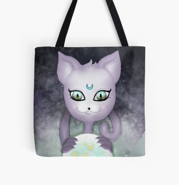 Mystic Miku | Crystal Ball | Close up All Over Print Tote Bag
