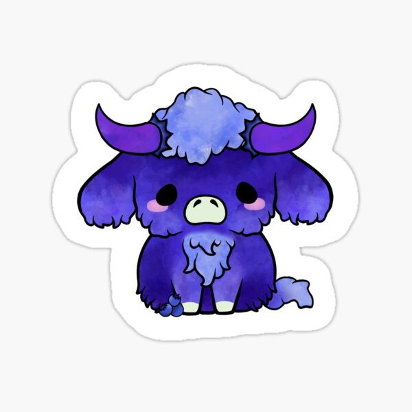 Miracle Valentine on X: Cute Blueberry Milk Cow Please check my merch  store to see more cute artworks of mine * Redbubble:   * Teepublic:  #redbubble  #teepublic #fineartamerica #cow #milkcow #cutecow #