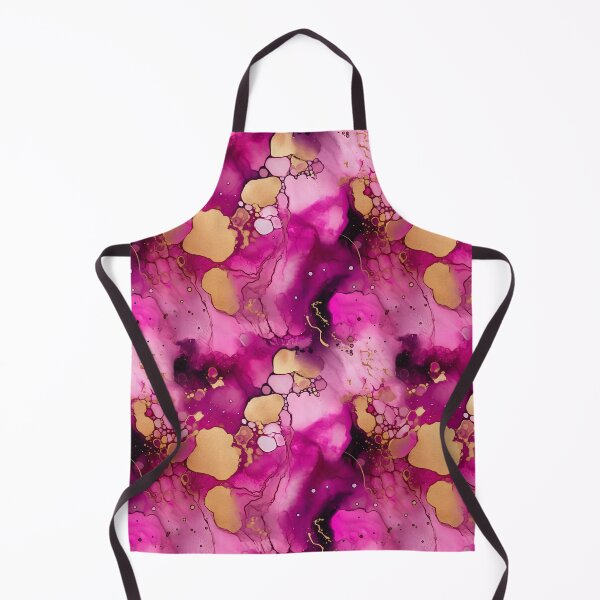 Item preview, Beautiful Alcohol Ink Pattern in Pinks and Purples with Gold and Glitter designed and sold by ClairesPatterns.