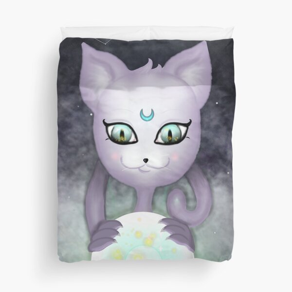 Mystic Miku | Crystal Ball | Close up Duvet Cover