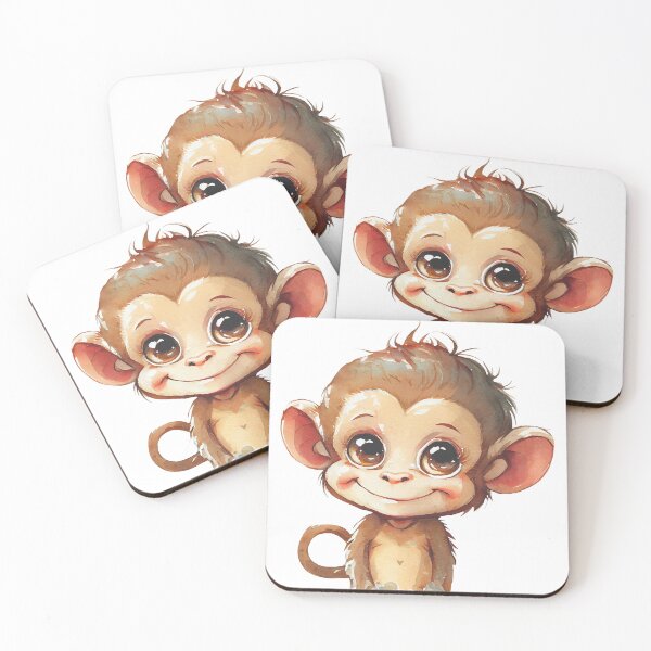 Item preview, Cute Monkey designed and sold by Fine-Spot.