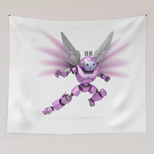 Item preview, Pykalbae the fuchsia robot designed and sold by RADRussell.