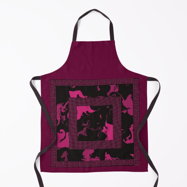 Item preview, So Much More Than Soup Abstract fluid art magenta black designed and sold by chuckletuckle.