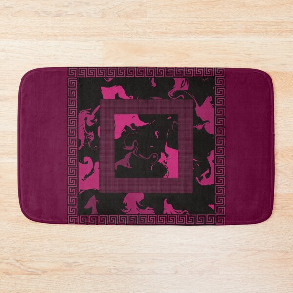 Item preview, So Much More Than Soup Abstract fluid art magenta black designed and sold by chuckletuckle.